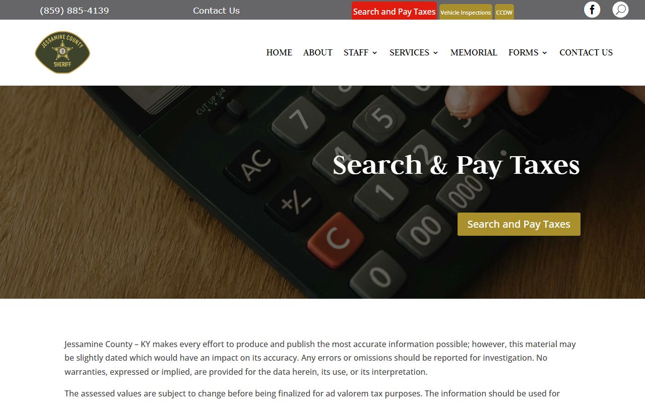 Nicholasville tax payment