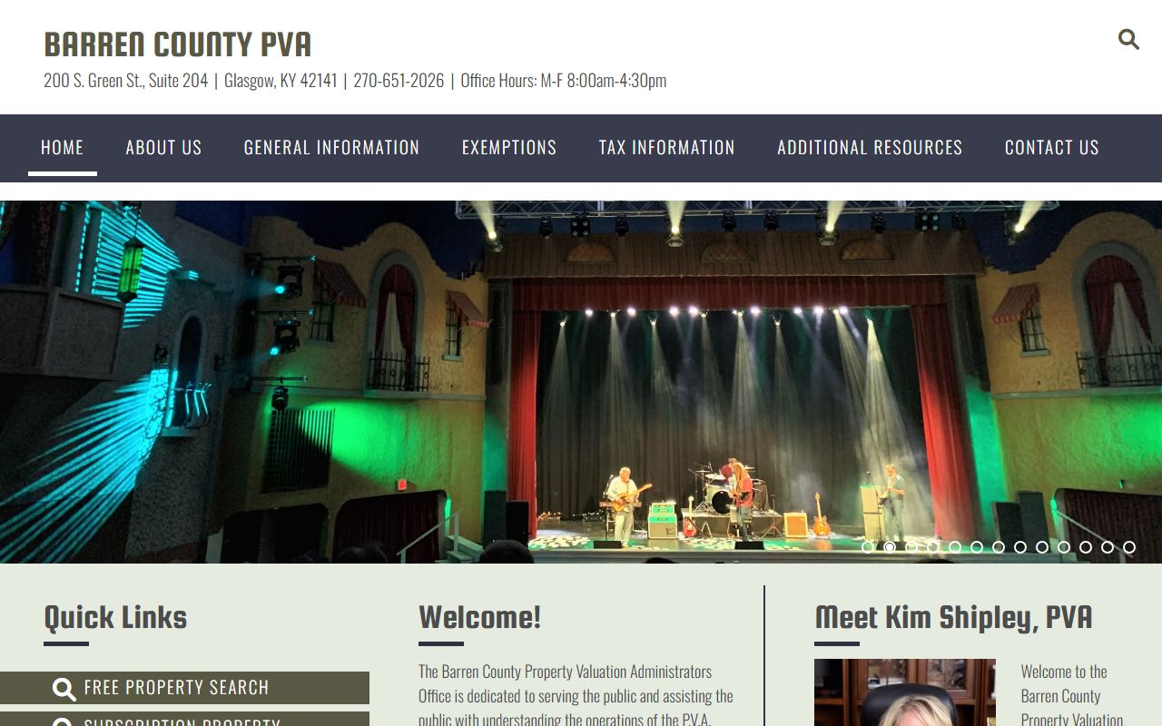 Barren County PVA homepage