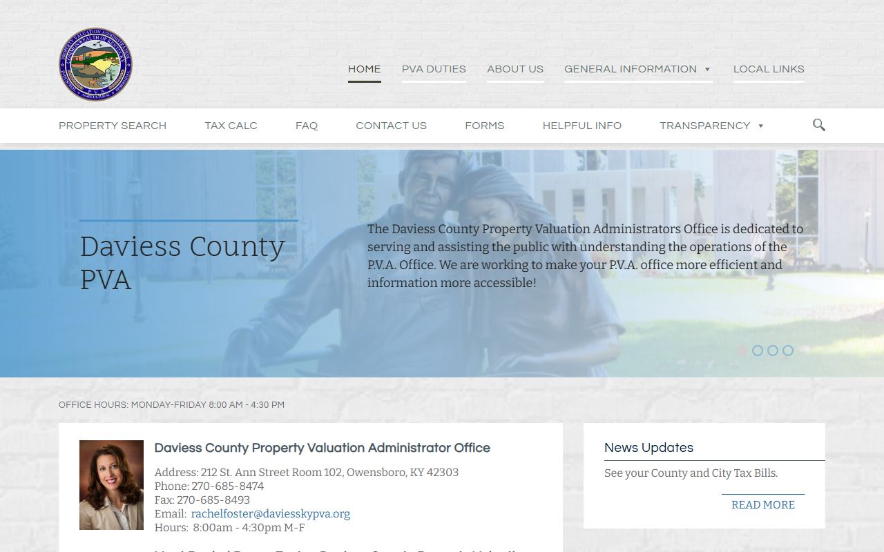Daviess County PVA homepage