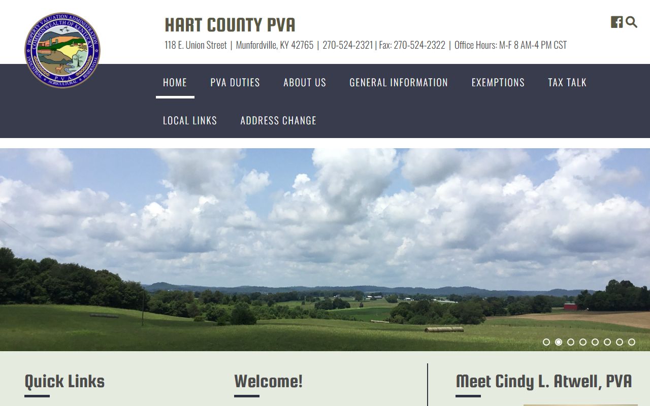 Hart County PVA homepage