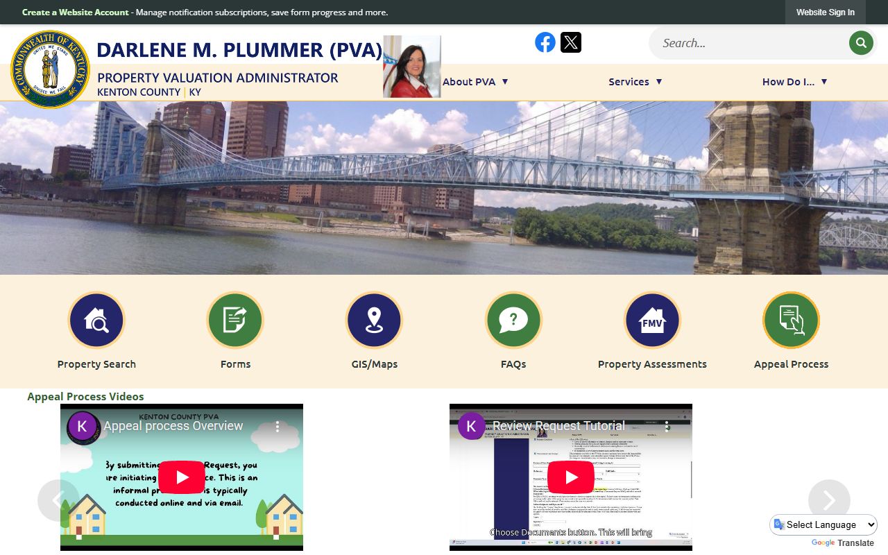 Kenton County PVA homepage