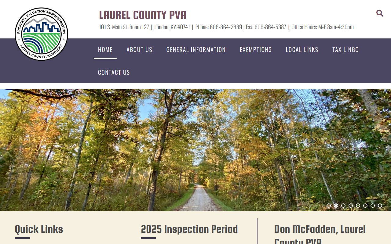 Laurel County PVA homepage