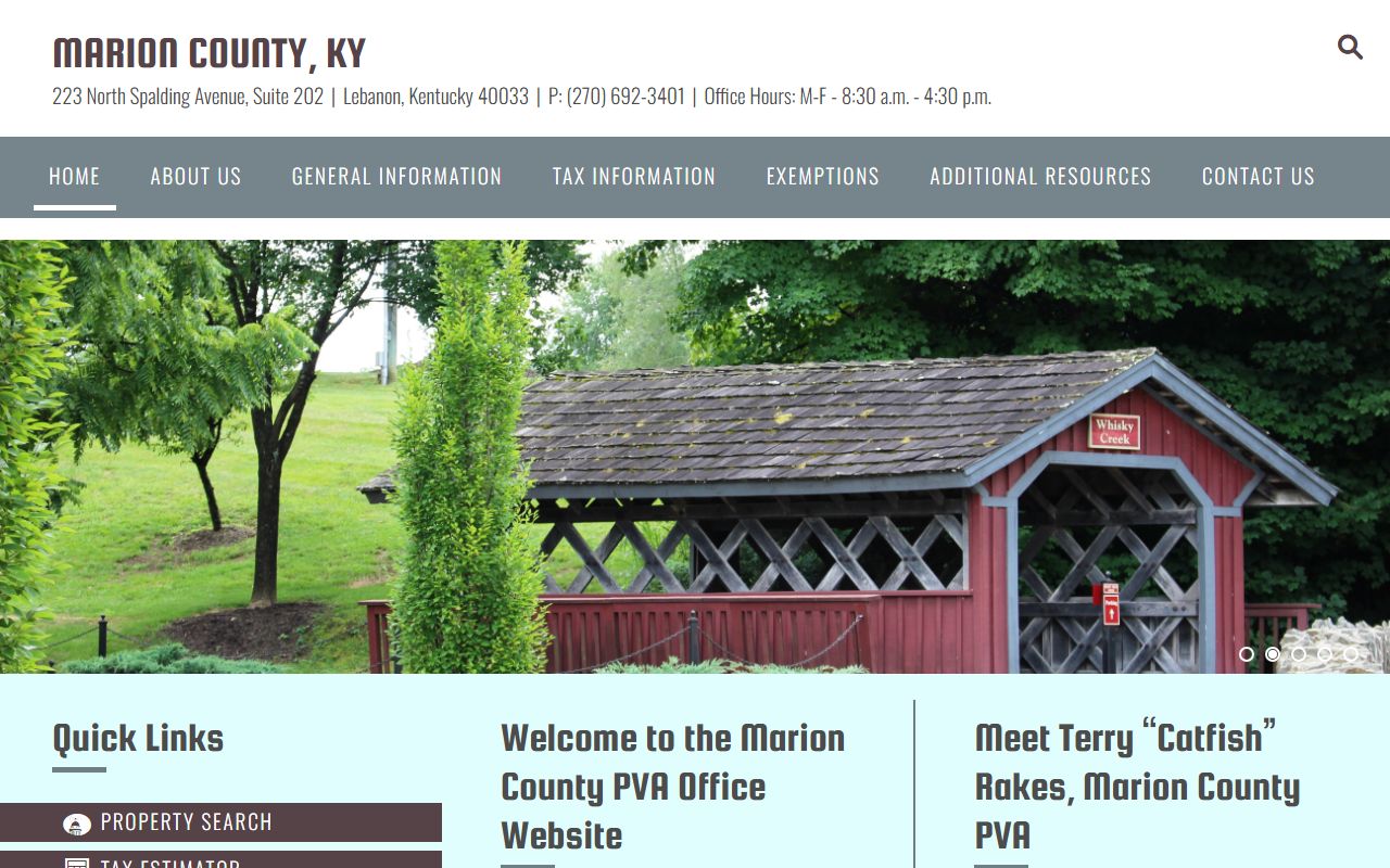 Marion County PVA homepage