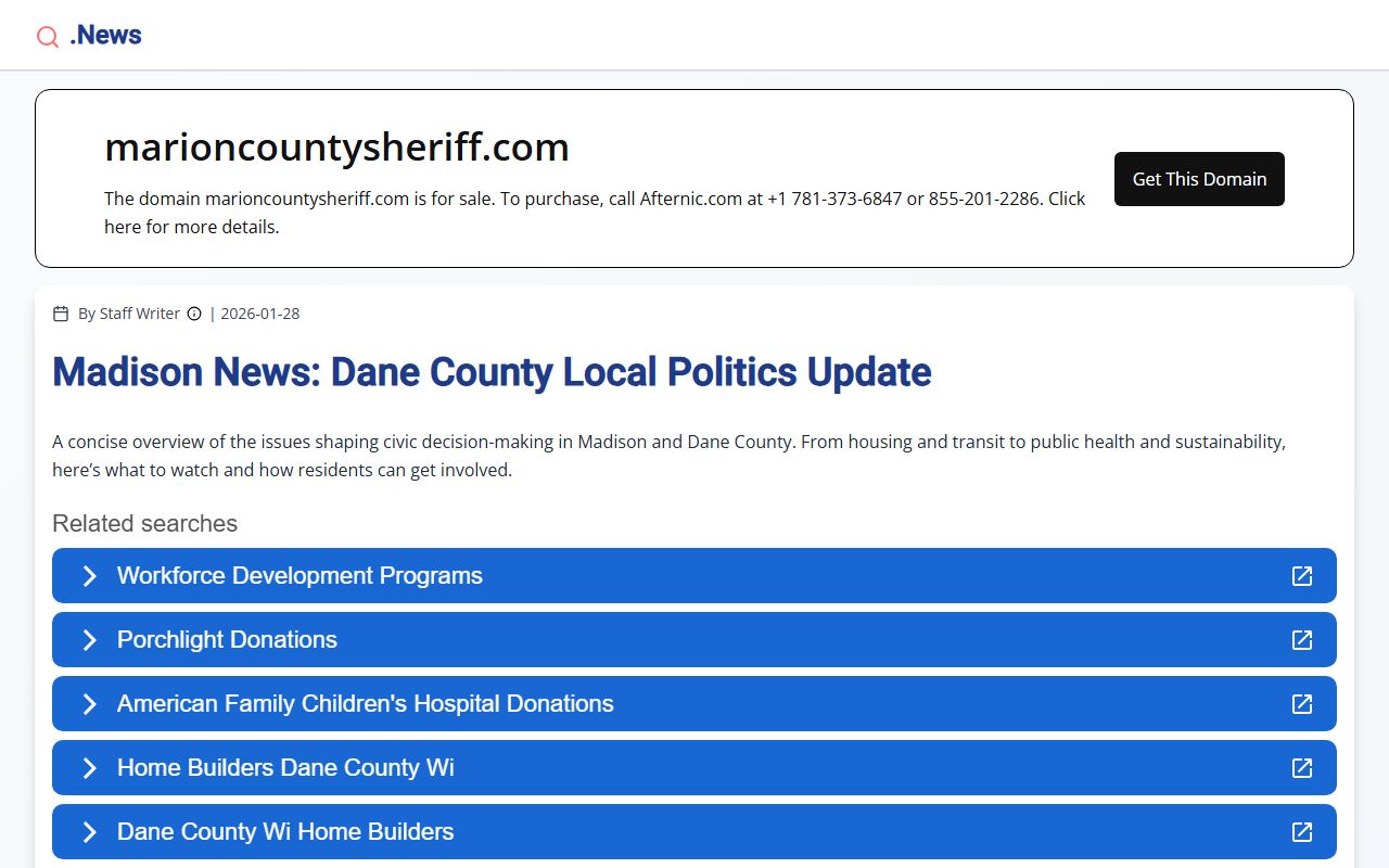 Marion County tax payment