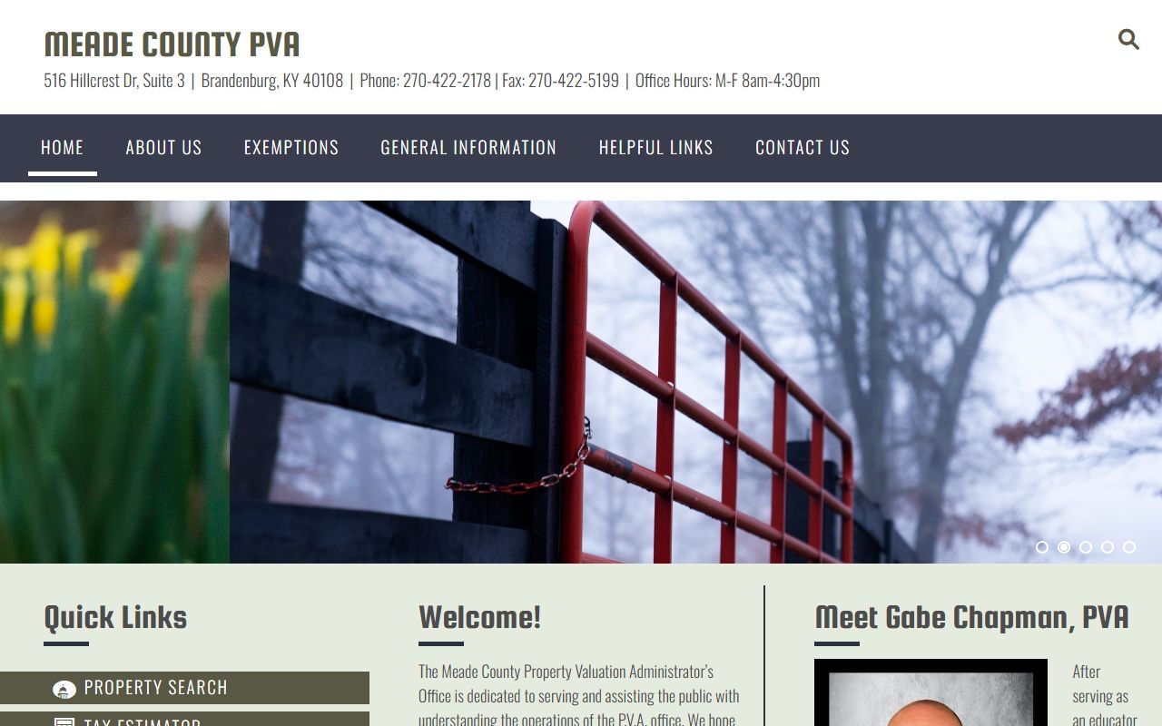 Meade County PVA homepage
