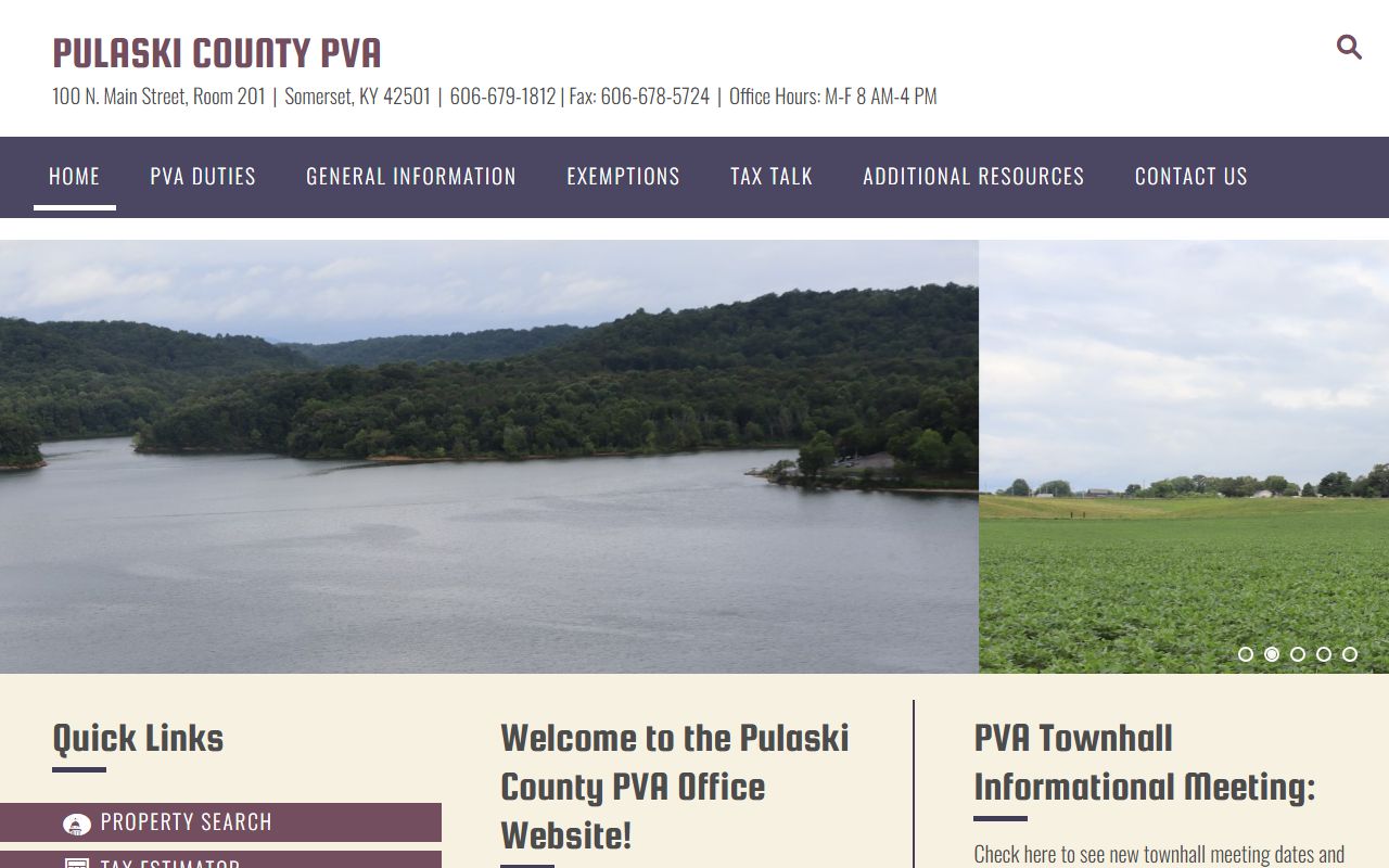 Pulaski County PVA homepage