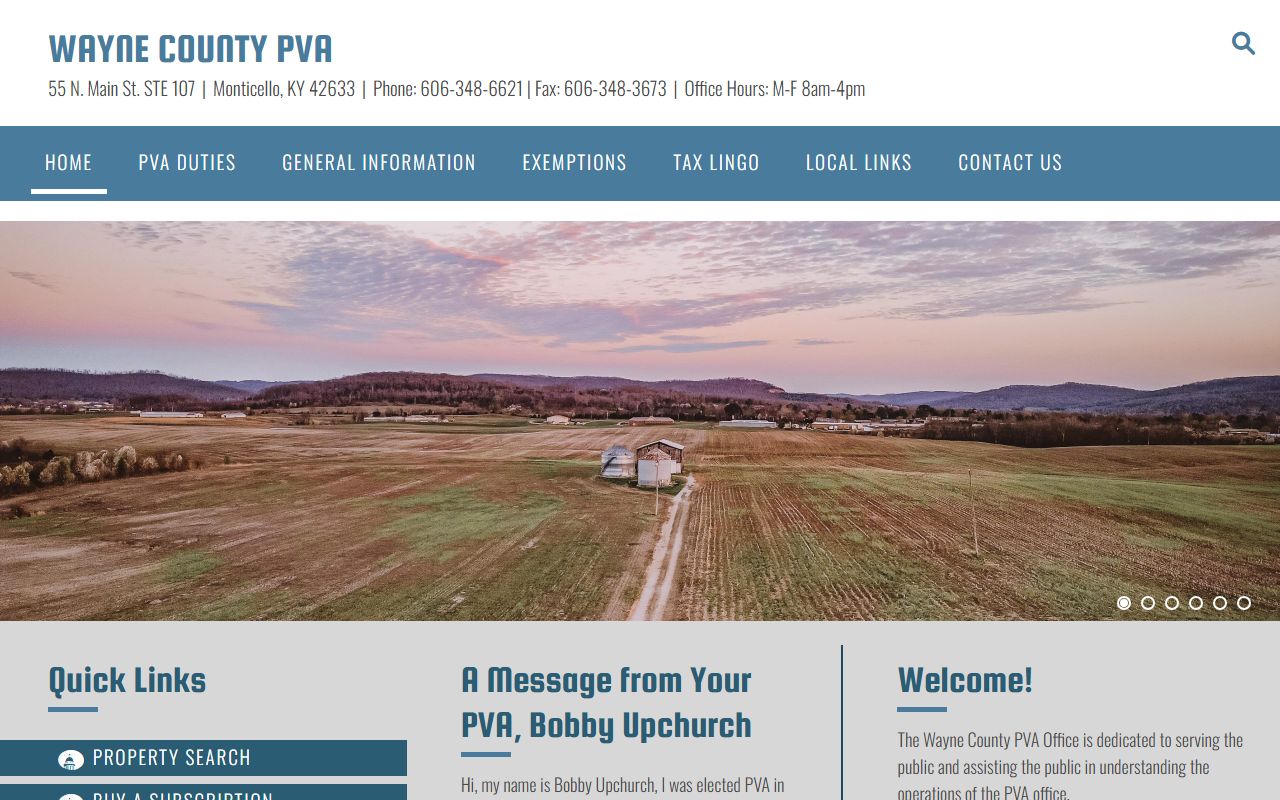 Wayne County property records